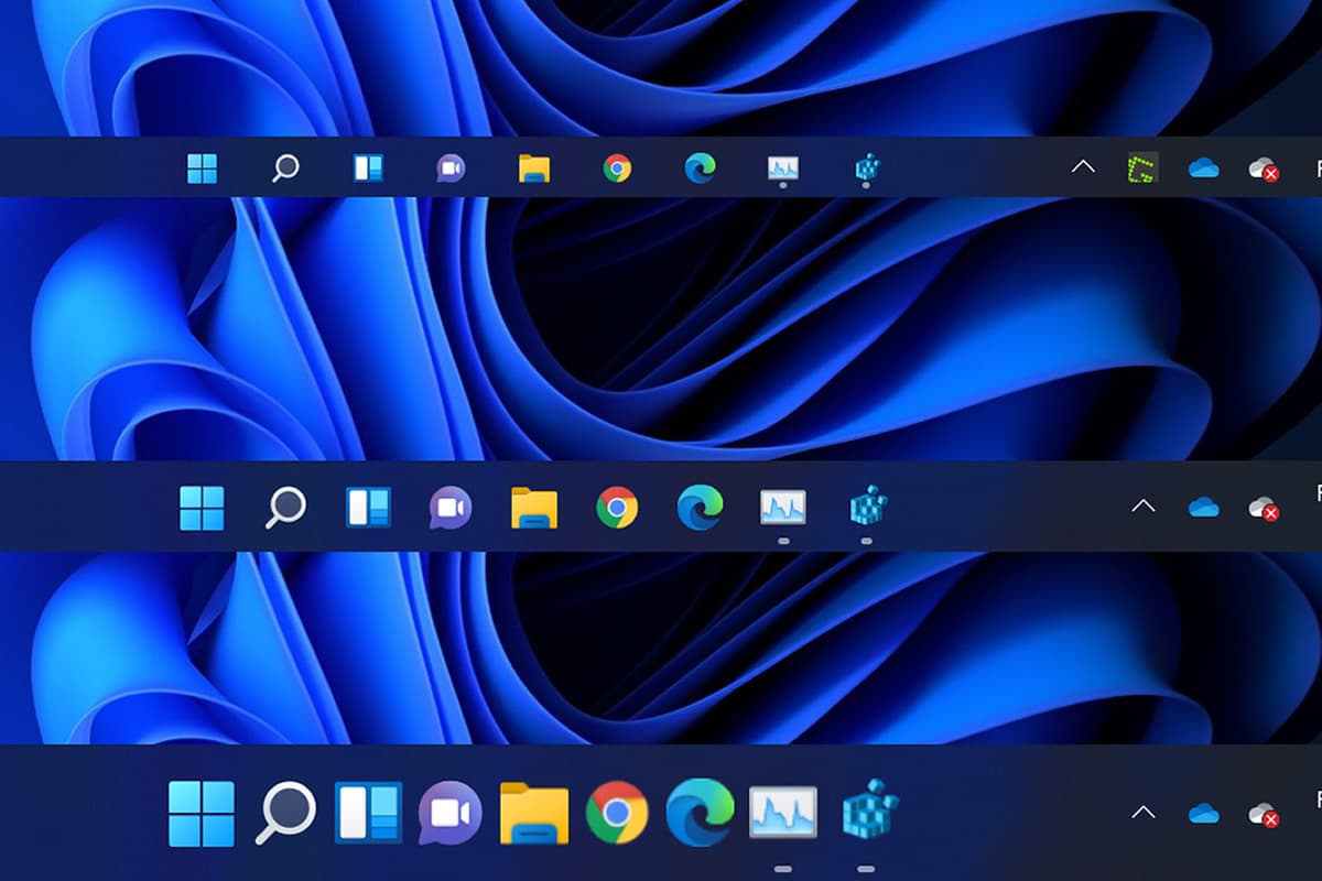 Windows 11 : redimensionner la barre des tâches